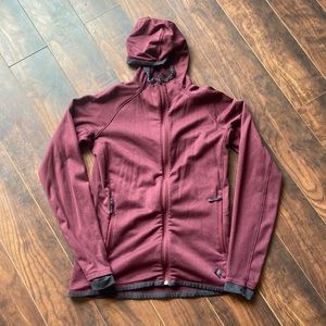 Womens black diamond zip up hoodie